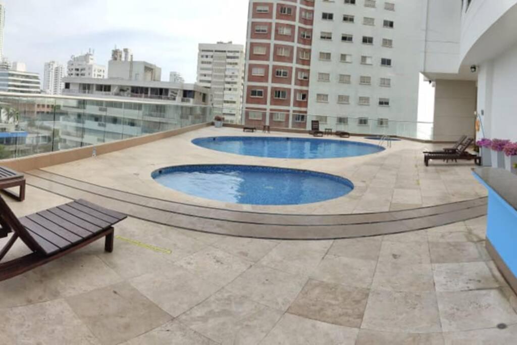 Caminando Hacia La Playa Apartamento Cartagena Exterior foto